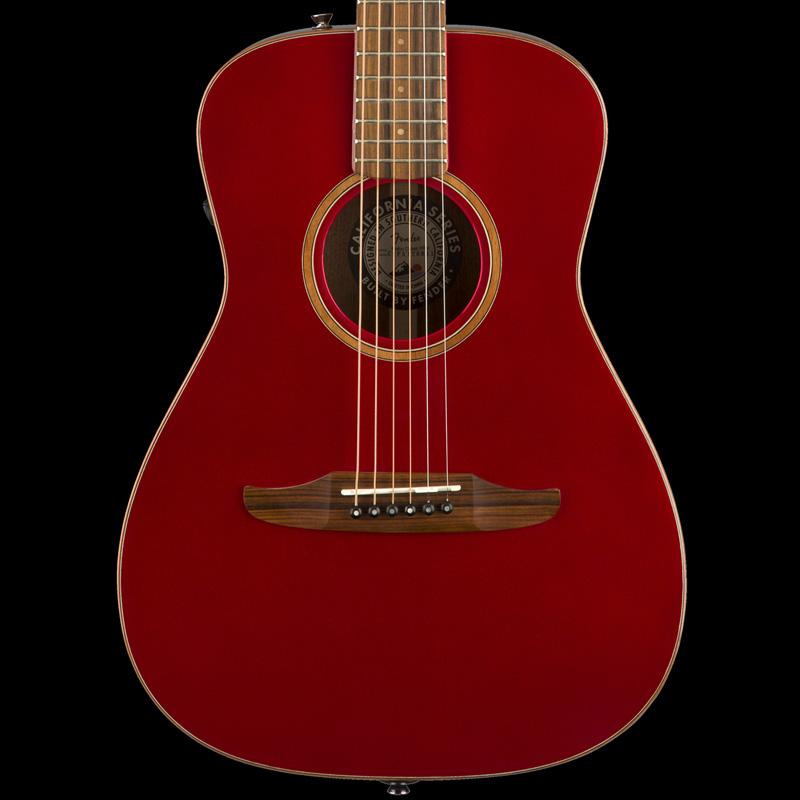 Fender California Series Malibu Classic Acoustic Hot Rod Red
