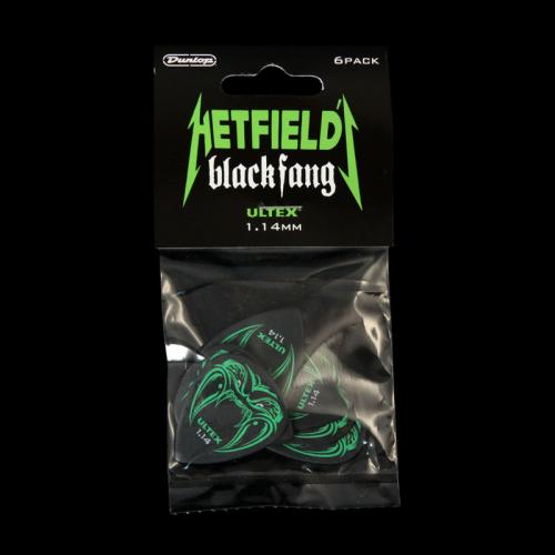 Dunlop James Hetfield Black Fang Picks w/ Tin (1.14mm)