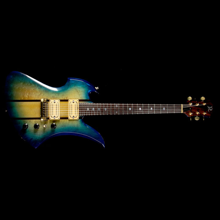 Used 1982 B.C. Rich Mockingbird  Electric Guitar Blue Green Burst