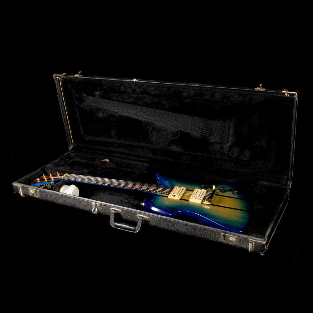 Used 1982 B.C. Rich Mockingbird  Electric Guitar Blue Green Burst — 8