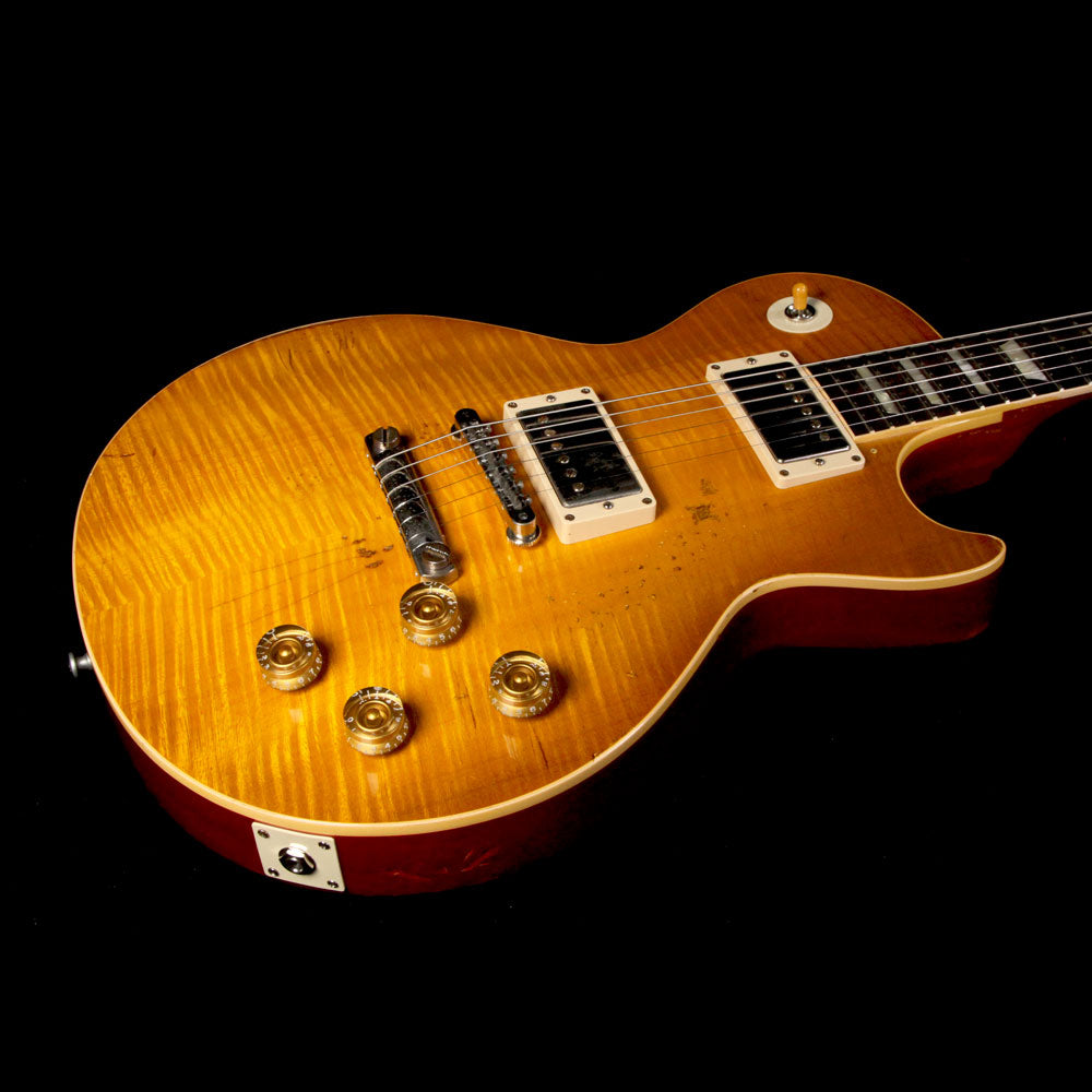 Used 2012 Gibson Custom Shop Paul Kossoff '59 Les Paul Aged Electric Guitar Green Lemon — 6