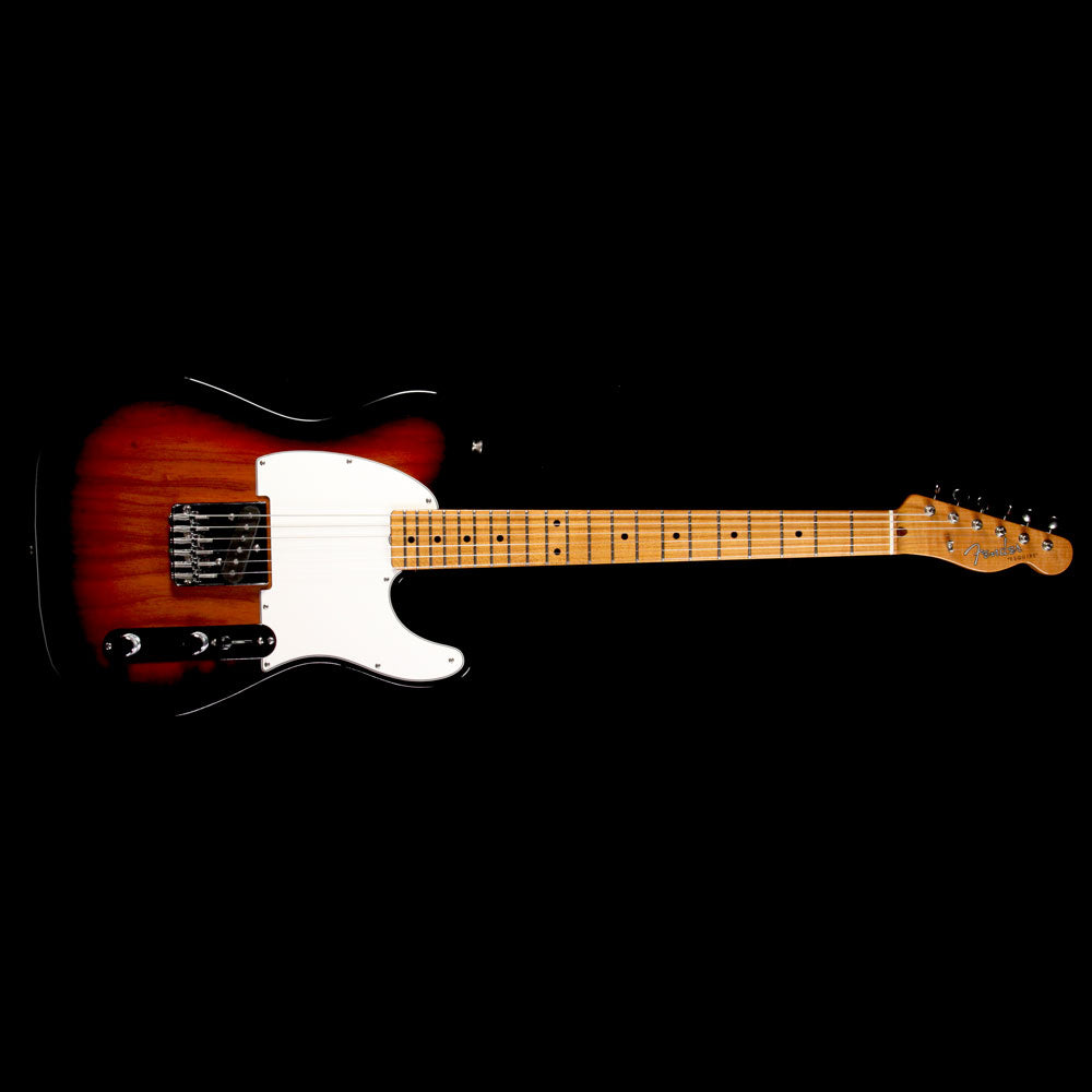 Used 2016 Fender Custom Shop '59 Roasted Ash Esquire Electric Guitar 3-Tone Sunburst — 2
