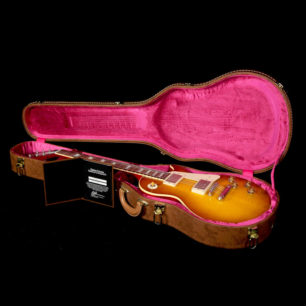Used 2016 Gibson Custom 1958 Standard Historic Reissue Les Paul Electric Guitar Iced Tea — 10