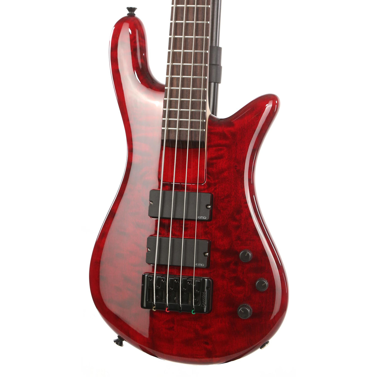 Spector Bantam 4 Short Scale Bass Black Cherry Gloss — 5