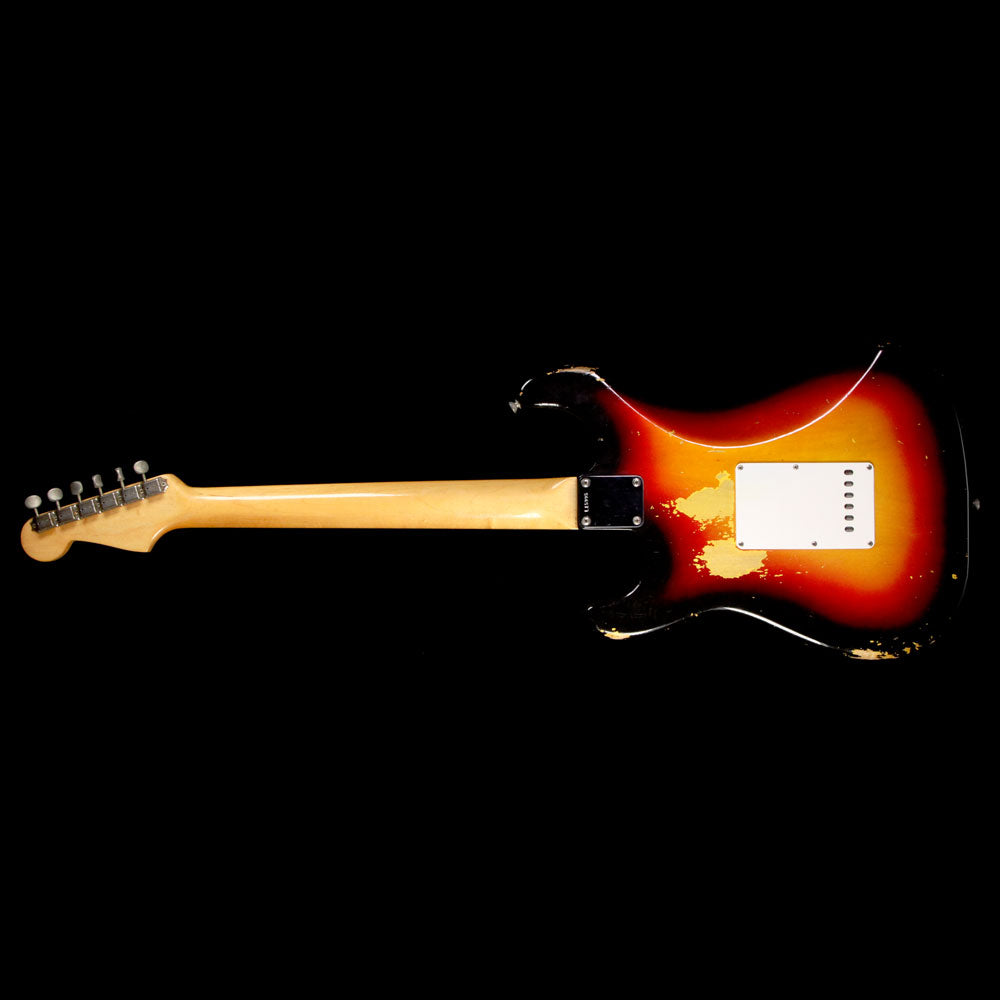 Used 1963 Fender Stratocaster Electric Guitar 3-Tone Sunburst — 3