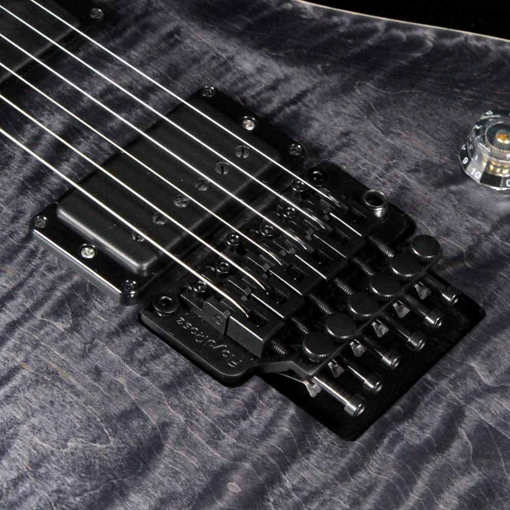 PRS DW CE 24 Floyd Dustie Waring Signature Grey Black Satin — 8