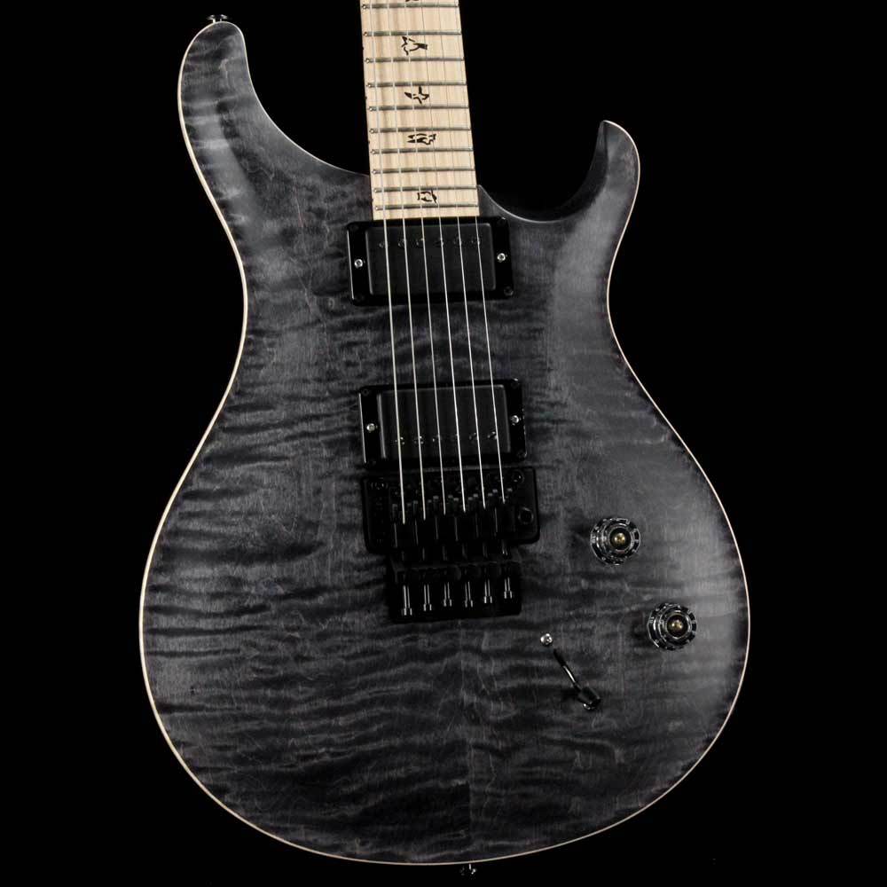 PRS DW CE 24 Floyd Dustie Waring Signature Grey Black Satin — 1