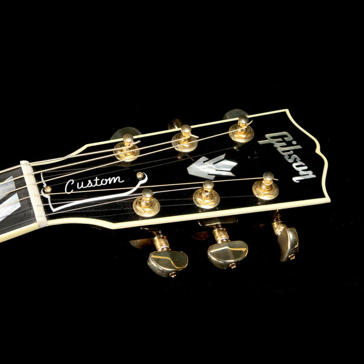 Used 2015 Gibson J-185 EC Hi-Performance Acoustic Guitar Trans Black