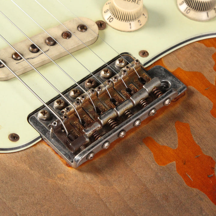 Used 2007 Fender Custom Shop Rory Gallagher Tribute Stratocaster Electric Guitar 3 Color Sunburst