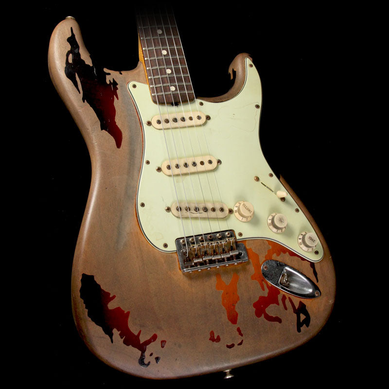Used 2007 Fender Custom Shop Rory Gallagher Tribute Stratocaster Electric Guitar 3 Color Sunburst — 1