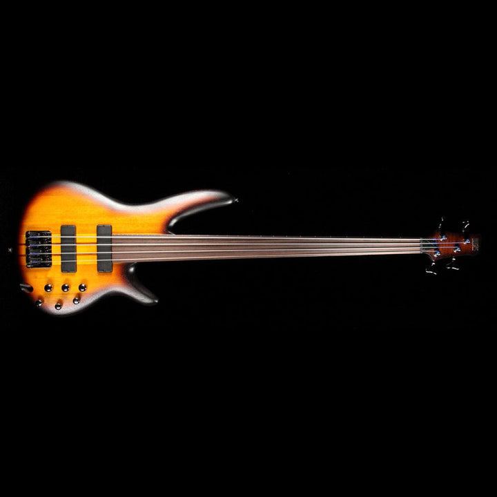 Ibanez Bass Workshop SRF700BBF 4-String Fretless Bass Guitar Brown Burst Flat