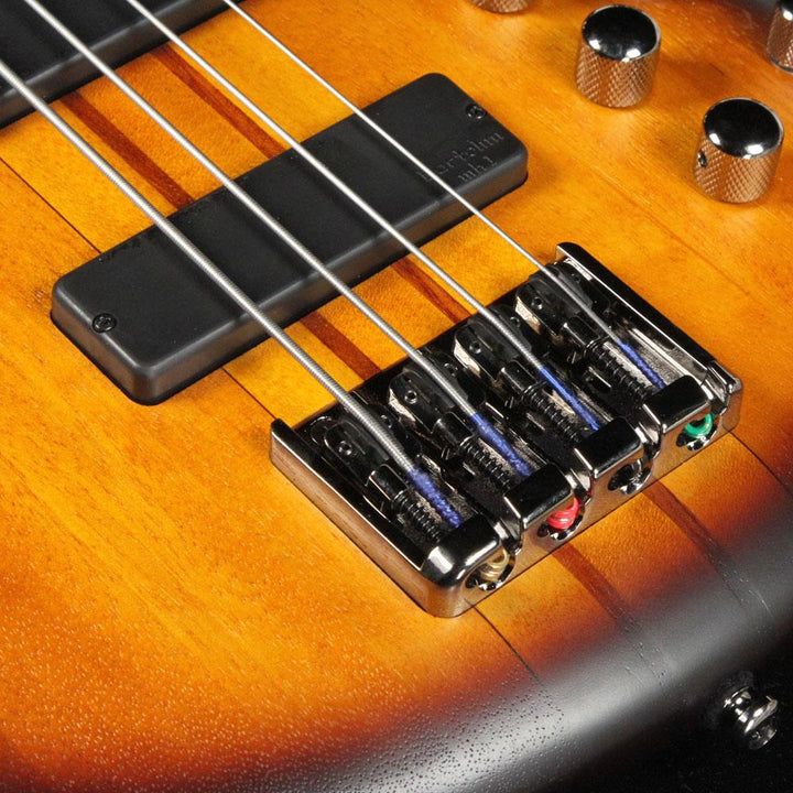 Ibanez Bass Workshop SRF700BBF 4-String Fretless Bass Guitar Brown Burst Flat