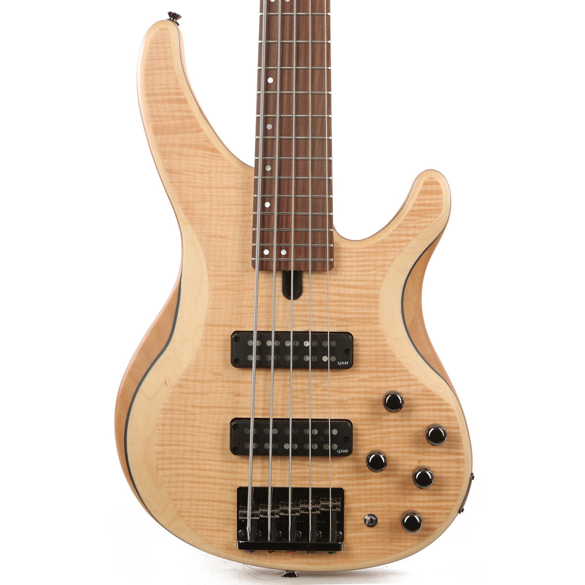 Yamaha TRBX605FM 5-String Electric Bass Guitar Natural | The Music Zoo
