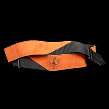 Taylor Suede/Poly Logo Guitar Strap Copper