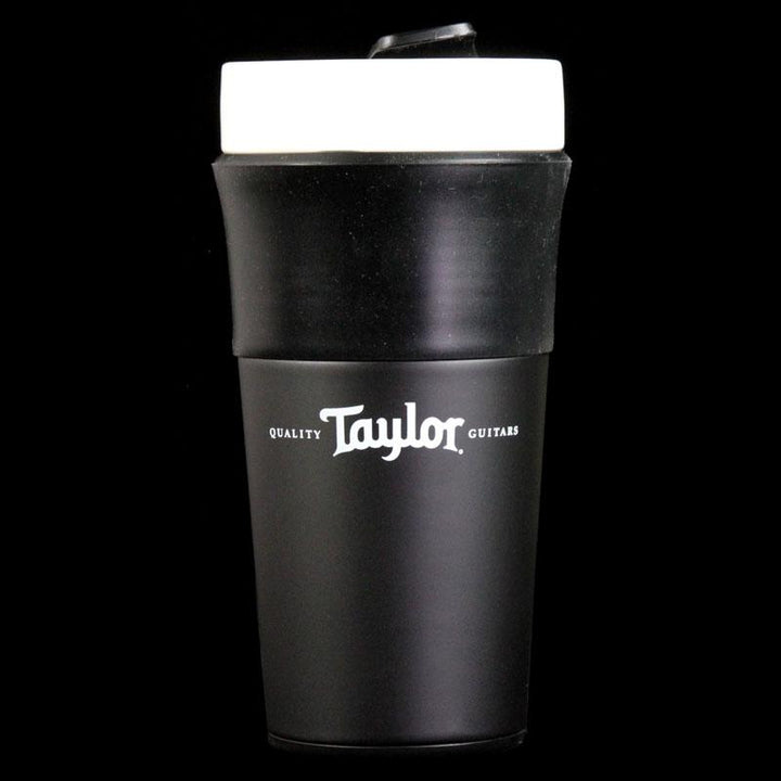 Taylor Porcelain Mug with Lid Black 12 oz