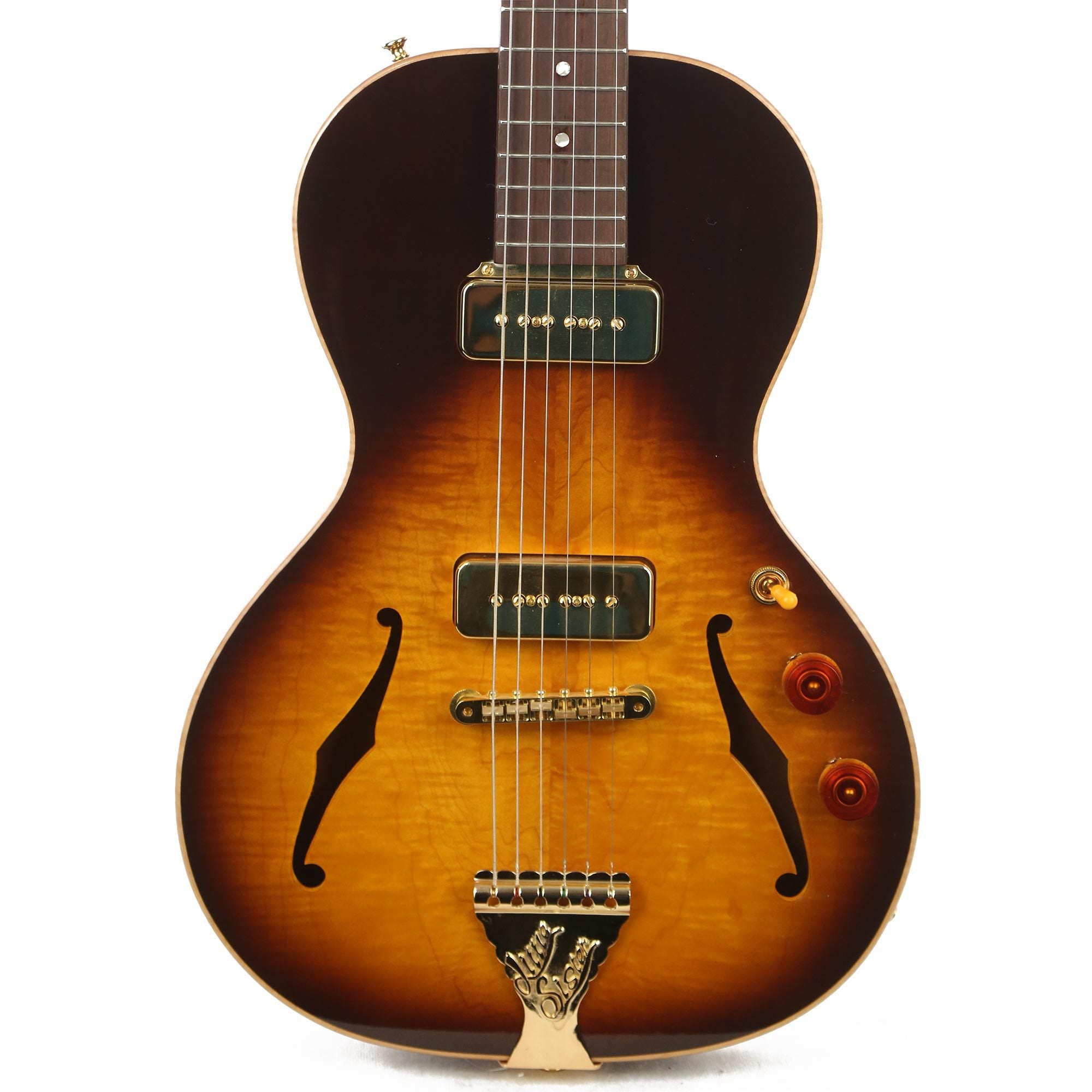 B&G Guitars Little Sister Crossroads P-90 Tobacco Burst | The