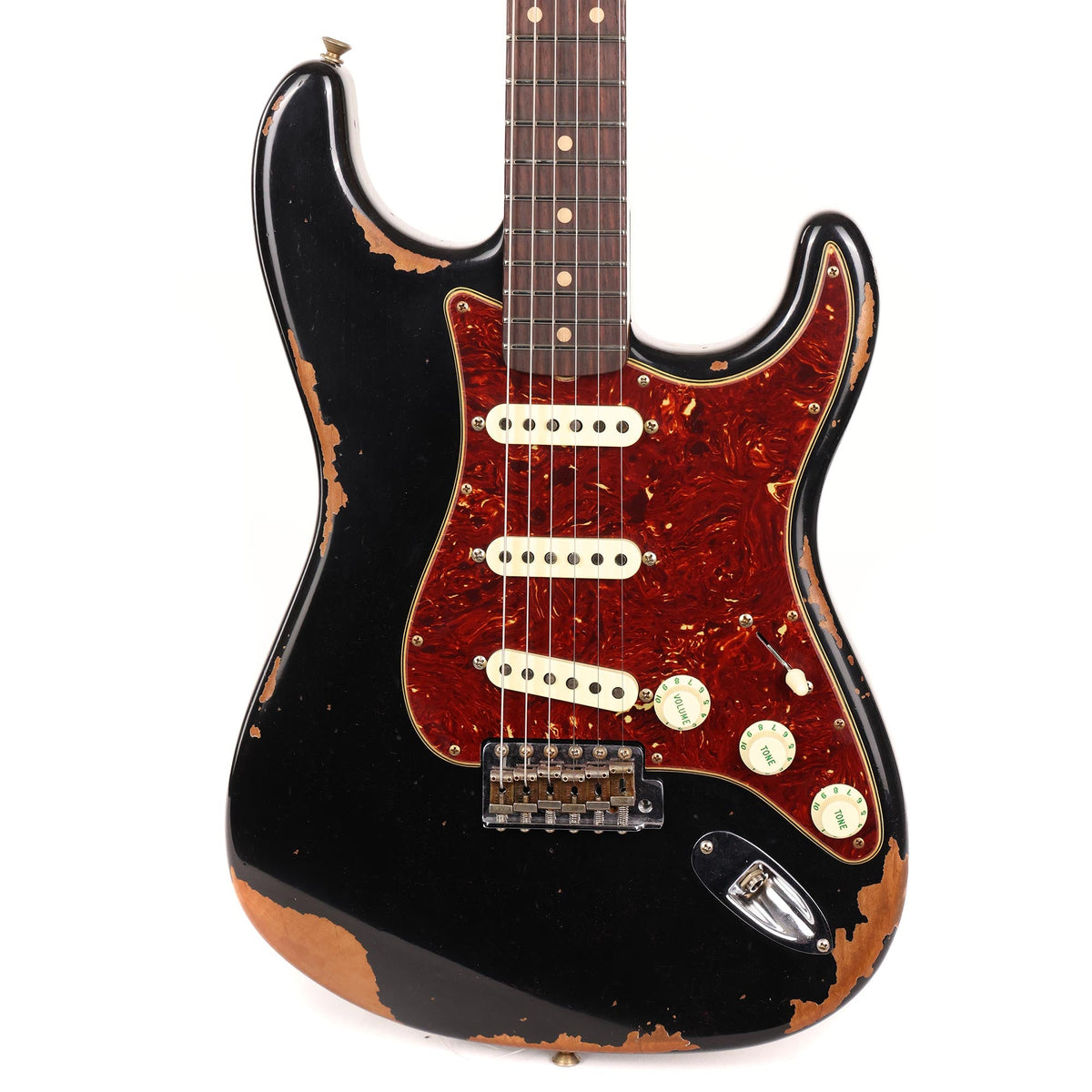 Fender Custom Shop 1962 Roasted Alder Stratocaster Heavy Relic Black — 1