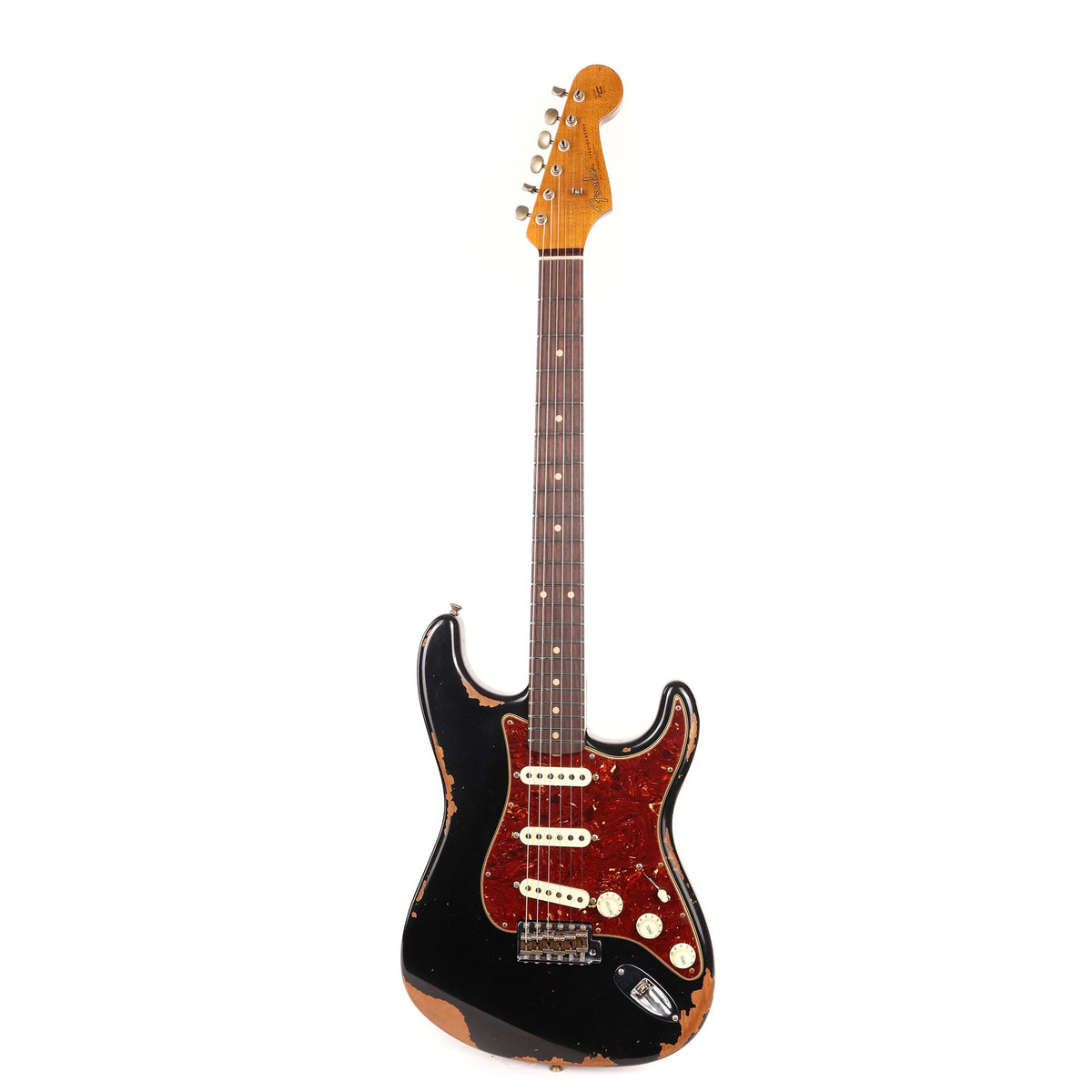 Fender Custom Shop 1962 Roasted Alder Stratocaster Heavy Relic Black — 2