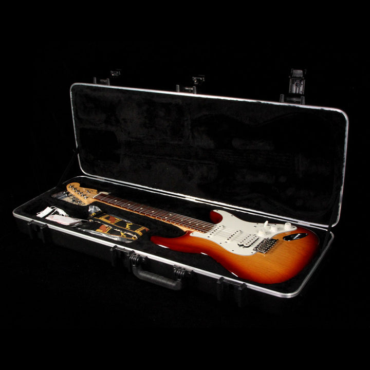 Used 2010 Fender American Standard Stratocaster HSS Electric Guitar Sienna Sunburst