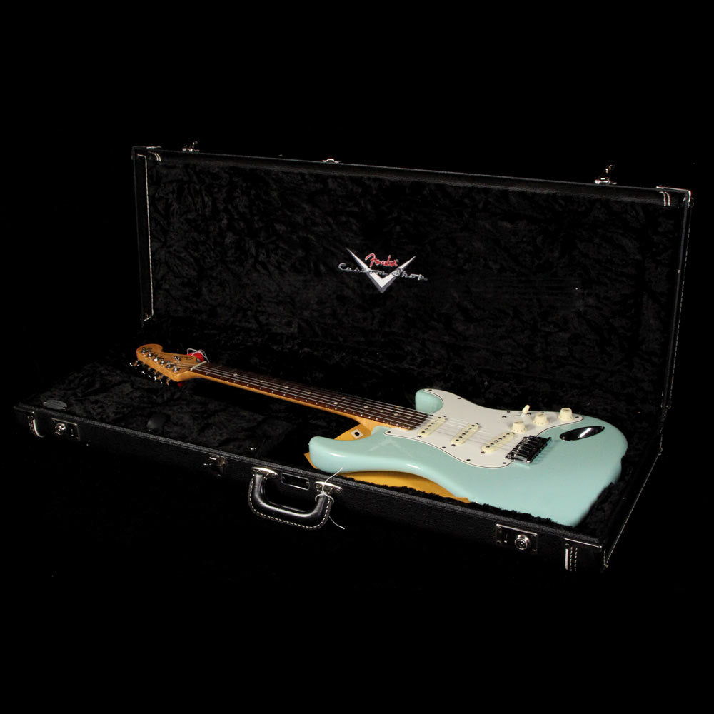 Used 2006 Fender Custom Shop Classic Stratocaster Electric Guitar Daphne Blue — 8