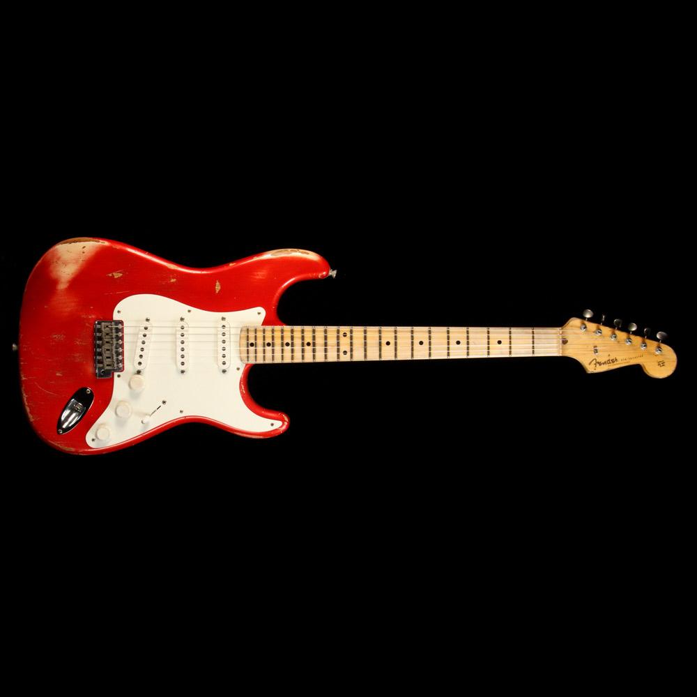 Fender Custom Shop '50s Stratocaster Masterbuilt Dennis Galuszka Candy Tomato Relic — 2