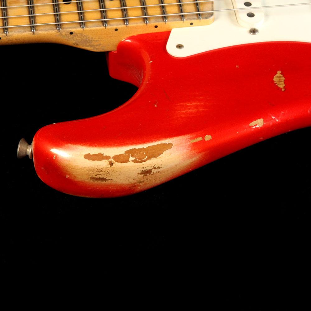 Fender Custom Shop '50s Stratocaster Masterbuilt Dennis Galuszka Candy Tomato Relic — 5