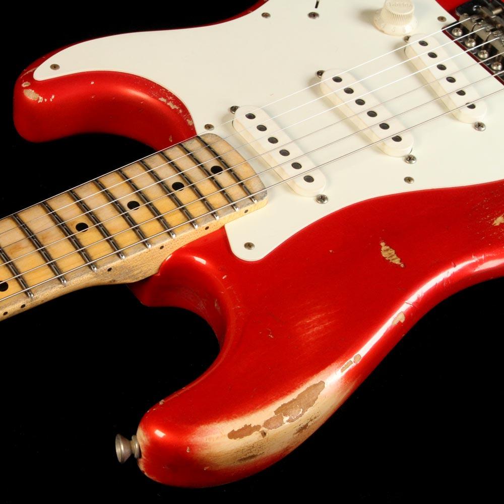 Fender Custom Shop '50s Stratocaster Masterbuilt Dennis Galuszka Candy Tomato Relic — 6