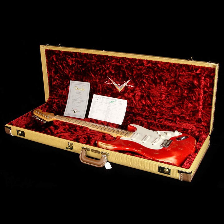 Fender Custom Shop '50s Stratocaster Masterbuilt Dennis Galuszka Candy Tomato Relic