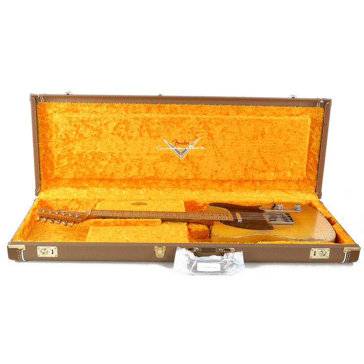 Fender Custom Shop 1954 Telecaster Masterbuilt Dale Wilson Heavy Relic Smoked Nocaster Blonde