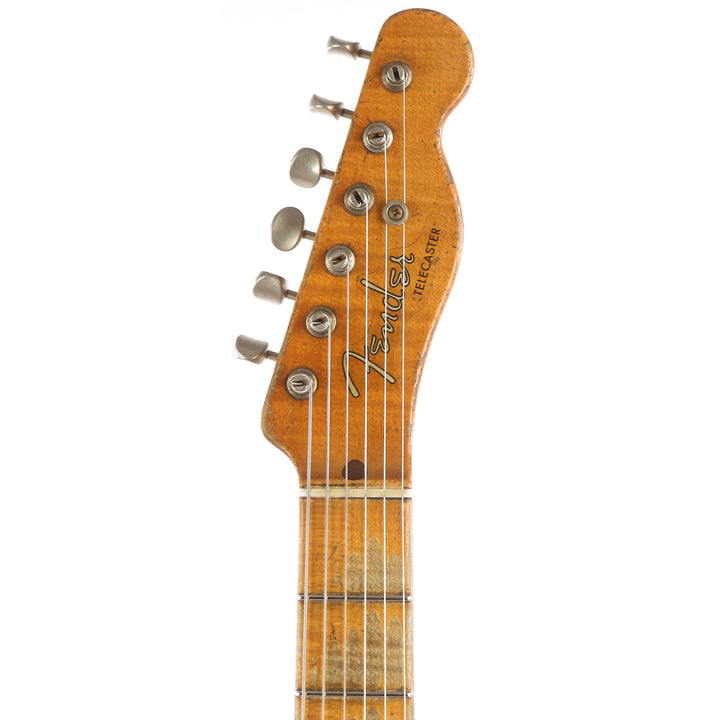 Fender Custom Shop 1954 Telecaster Masterbuilt Dale Wilson Heavy Relic Smoked Nocaster Blonde