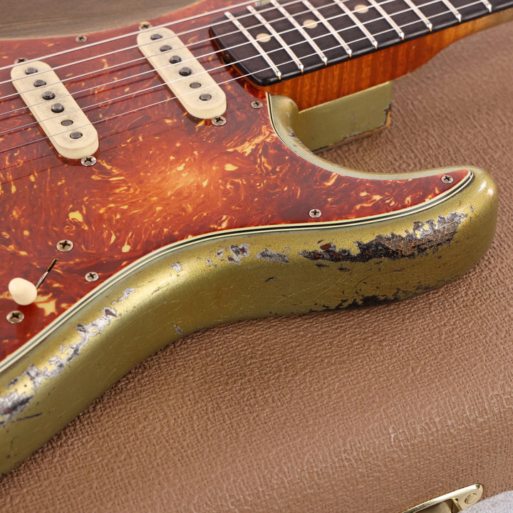Fender Custom Shop '61 Stratocaster Relic Aged Firemist Silver over 3-Tone Sunburst Masterbuilt Dale Wilson