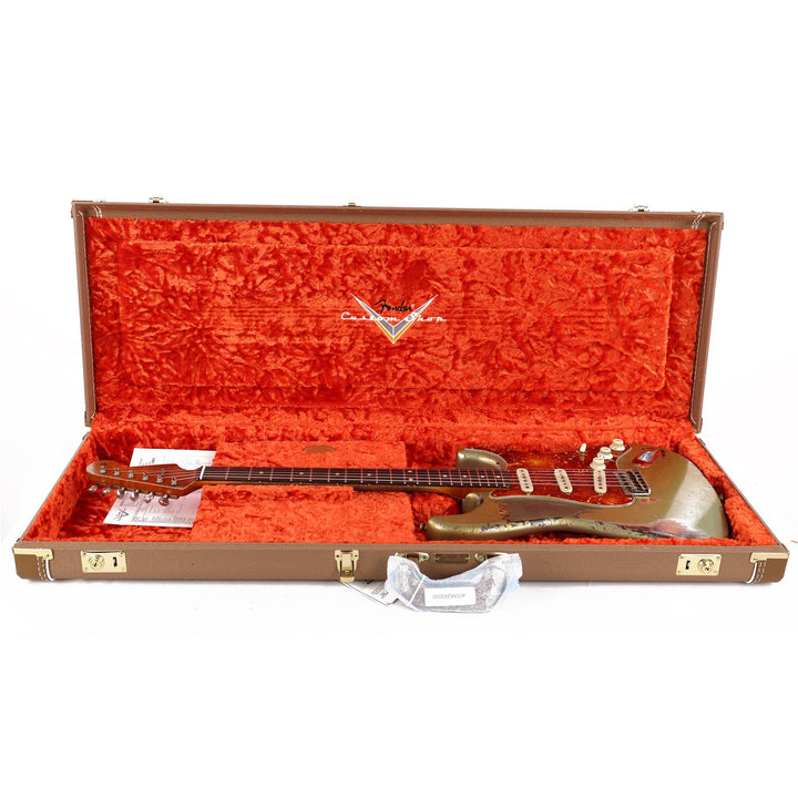 Fender Custom Shop '61 Stratocaster Relic Aged Firemist Silver over 3-Tone Sunburst Masterbuilt Dale Wilson