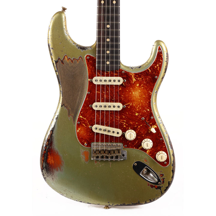 Fender Custom Shop '61 Stratocaster Relic Aged Firemist Silver over 3-Tone Sunburst Masterbuilt Dale Wilson