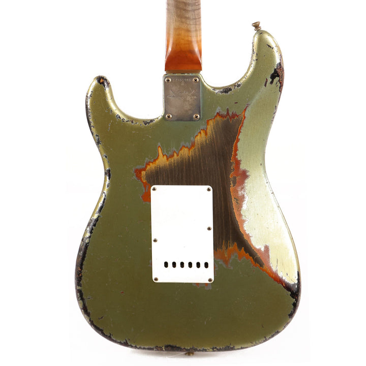 Fender Custom Shop '61 Stratocaster Relic Aged Firemist Silver over 3-Tone Sunburst Masterbuilt Dale Wilson