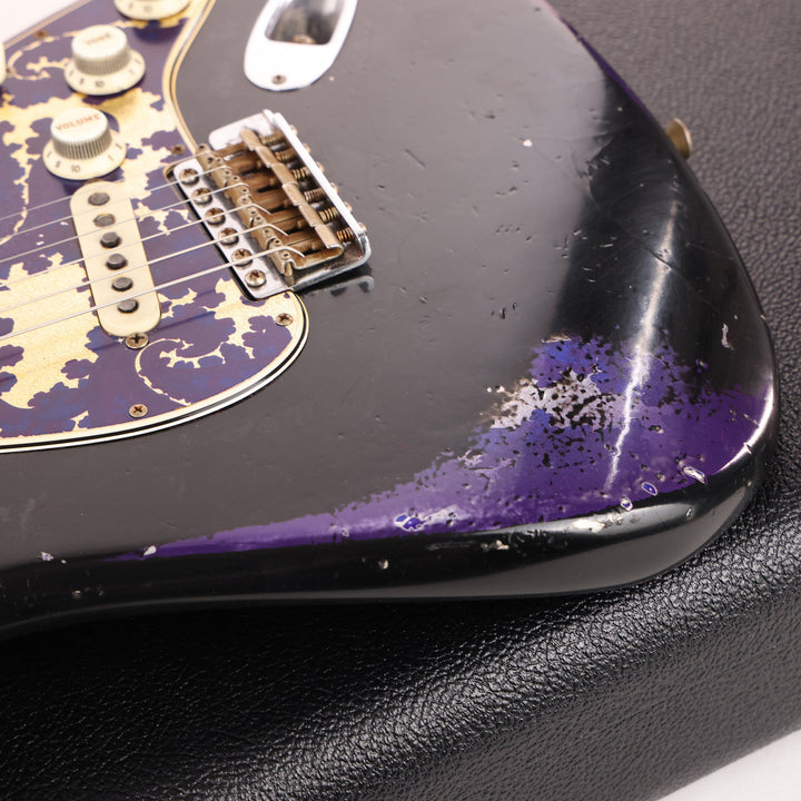 Fender Custom Shop 1969 Stratocaster Black over Purple Paisley Masterbuilt Dale Wilson