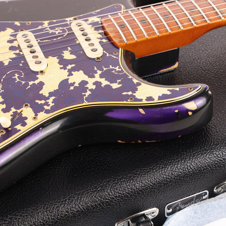 Fender Custom Shop 1969 Stratocaster Black over Purple Paisley Masterbuilt Dale Wilson