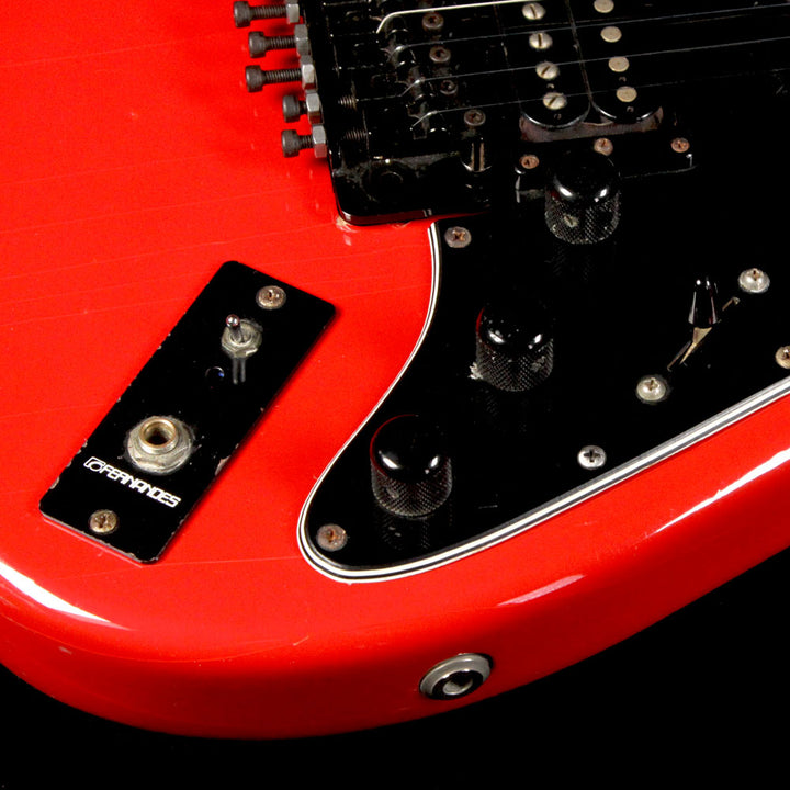 Used 1980s Fernandes Function Brad Gillis Signature Model Electric Guitar Red