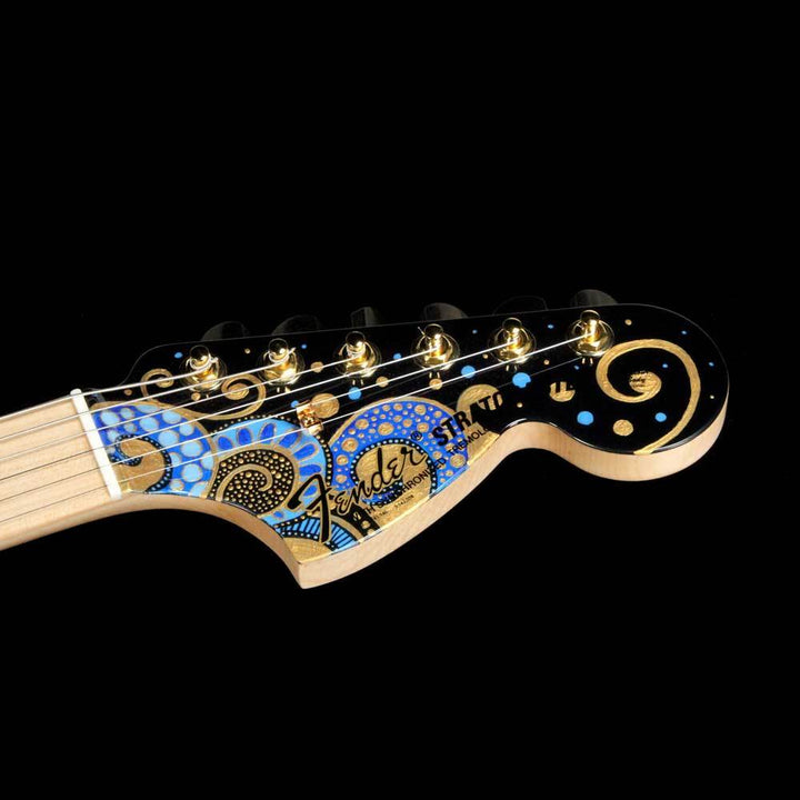 Fender Custom Shop Delta Blue Stratocaster Masterbuilt Greg Fessler with Sarah Gallenberger Artwork