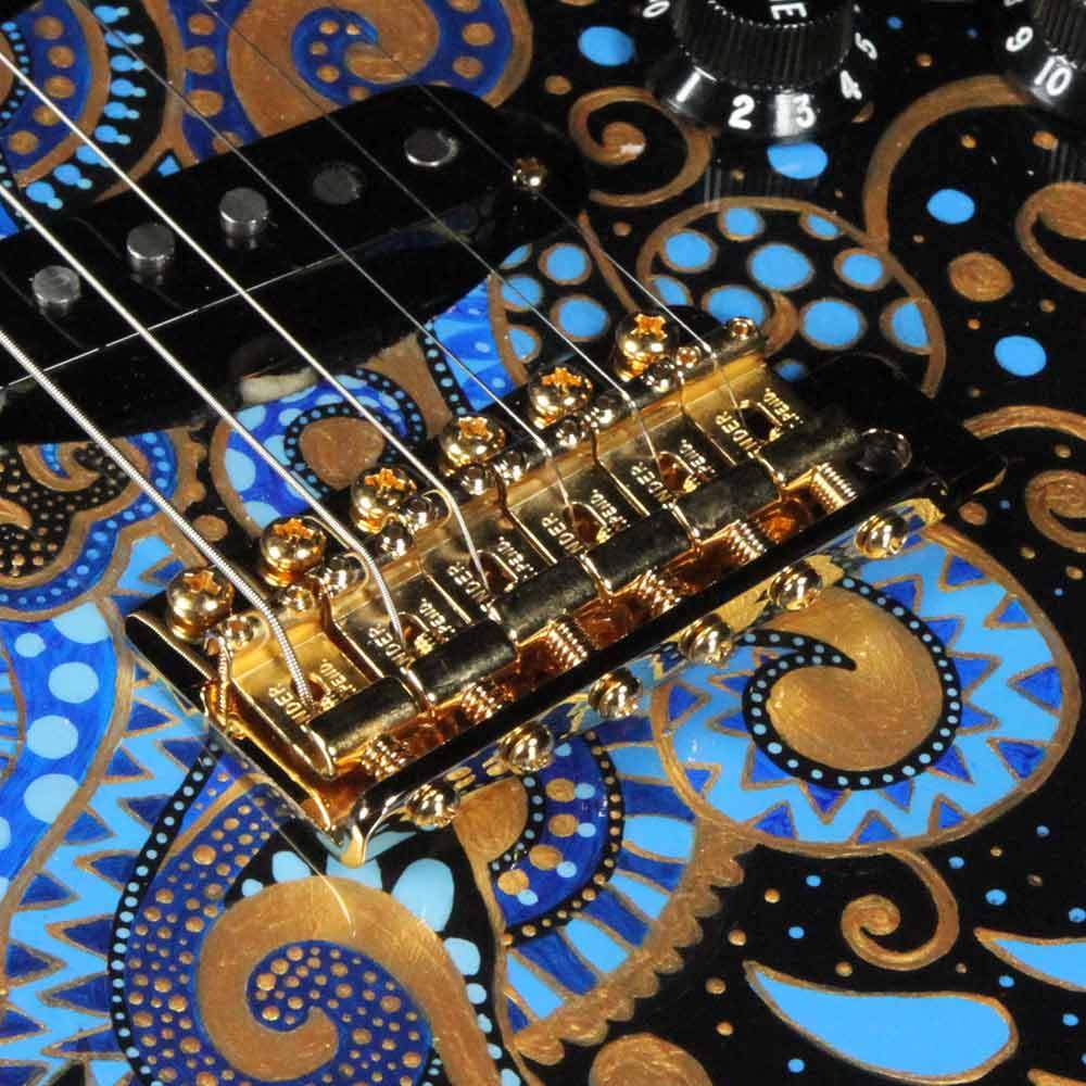 Fender Custom Shop Delta Blue Stratocaster Masterbuilt Greg Fessler with Sarah Gallenberger Artwork — 6