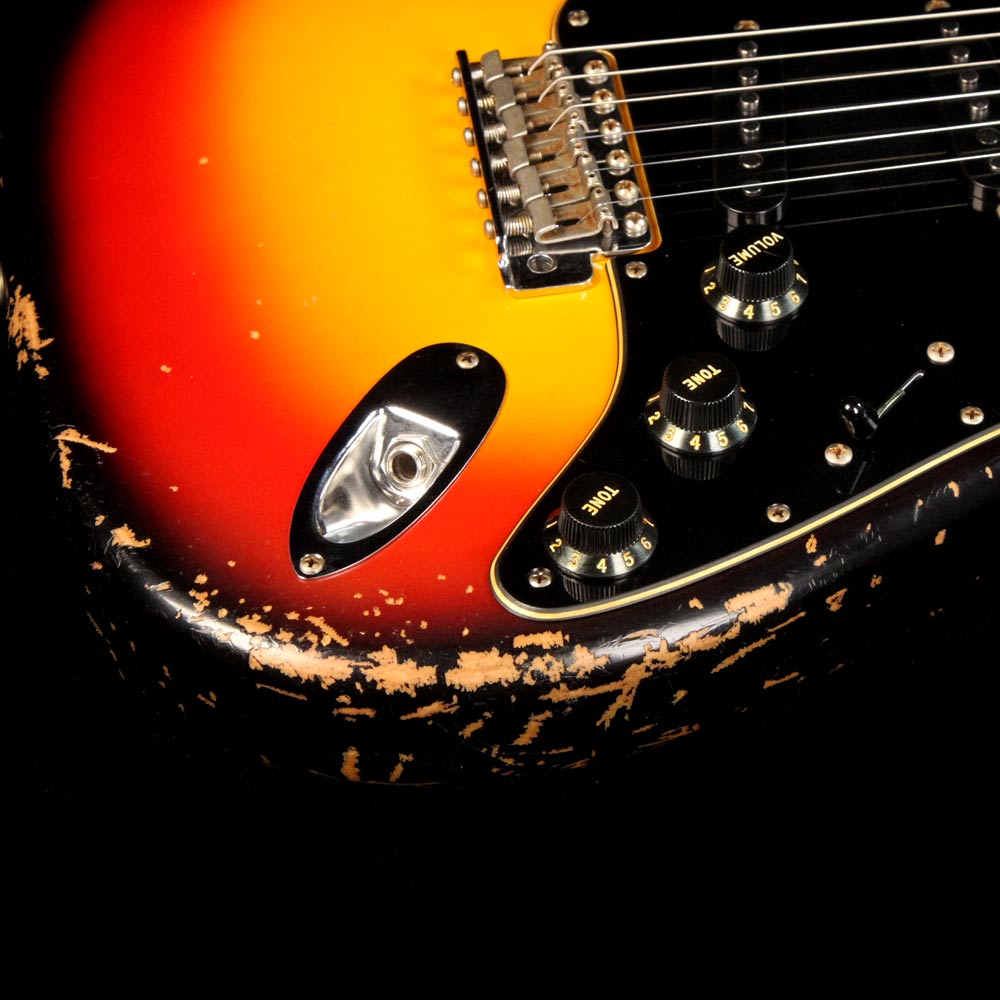 Fender Custom Shop 70's Stratocaster Masterbuilt Paul Waller 3-Tone Sunburst Heavy Relic — 6