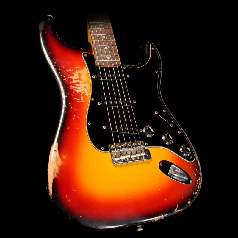 Fender Custom Shop 70's Stratocaster Masterbuilt Paul Waller 3-Tone Sunburst Heavy Relic — 1