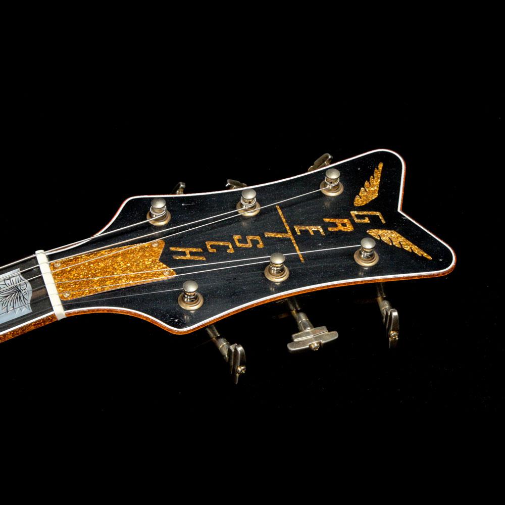 Gretsch Custom Shop G6136 1955 Falcon Masterbuilt Stephen Stern Metallic Black Relic — 4