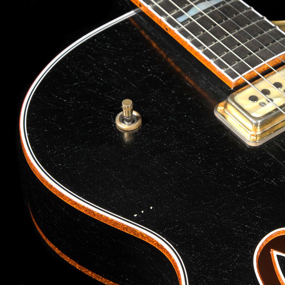 Gretsch Custom Shop G6136 1955 Falcon Masterbuilt Stephen Stern Metallic Black Relic — 7