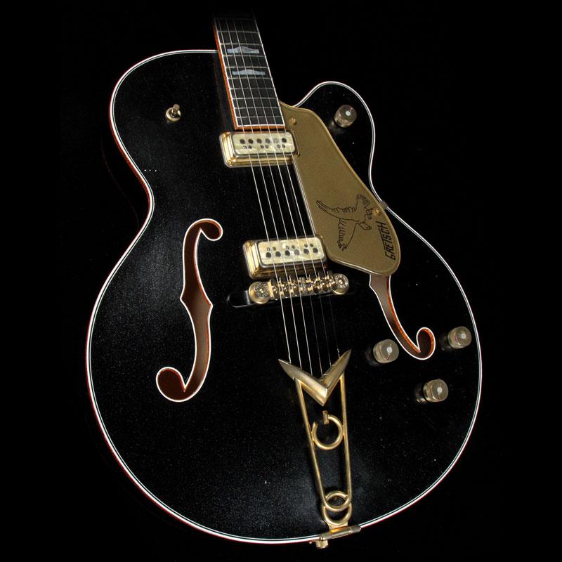 Gretsch Custom Shop G6136 1955 Falcon Masterbuilt Stephen Stern Metallic Black Relic — 1