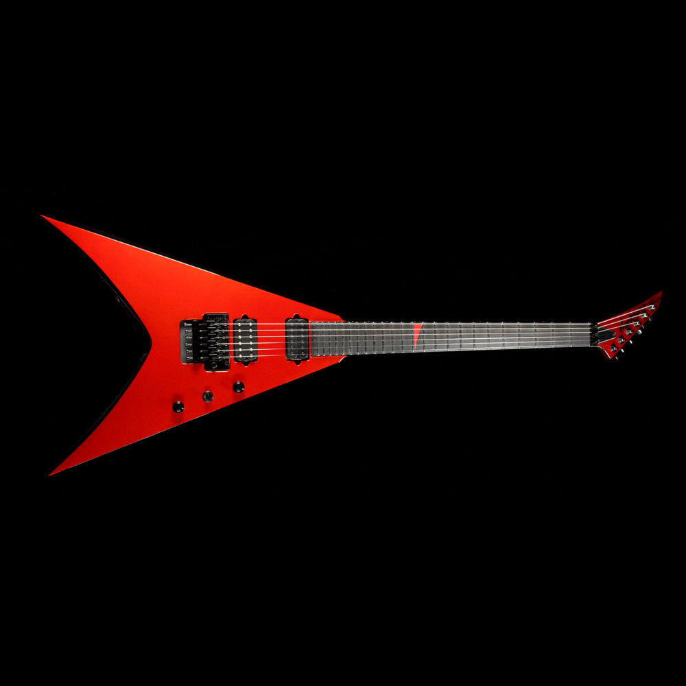 Jackson Custom Shop Double Rhoads Masterbuilt Mike Shannon Red with Black Bevel — 2