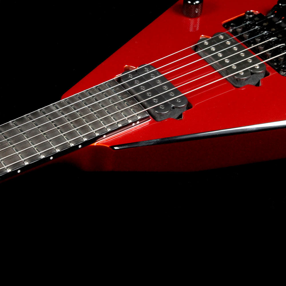 Jackson Custom Shop Double Rhoads Masterbuilt Mike Shannon Red with Black Bevel — 6