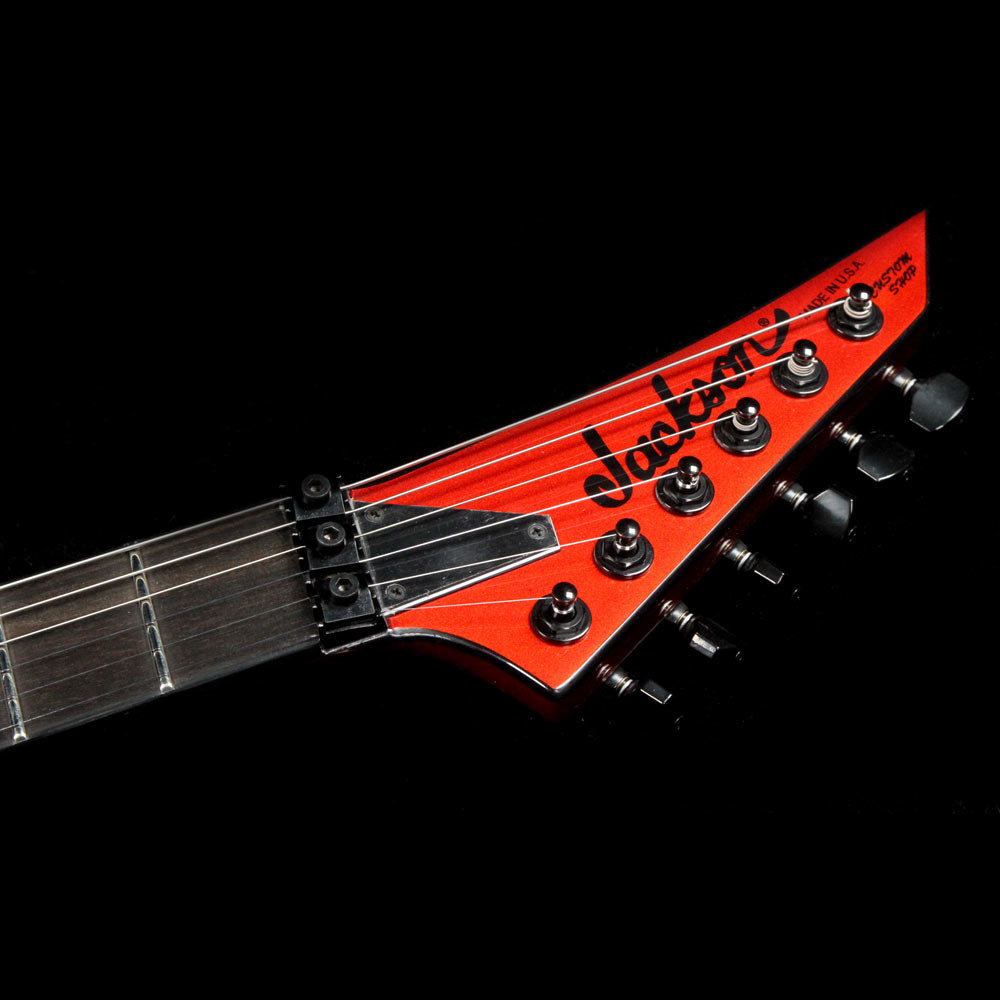 Jackson Custom Shop Double Rhoads Masterbuilt Mike Shannon Red with Black Bevel — 7