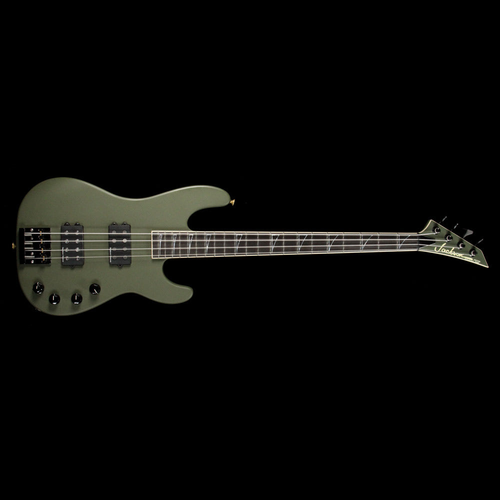 Jackson Custom Shop Concert Bass Masterbuilt Mike Shannon Army Drab Green — 2