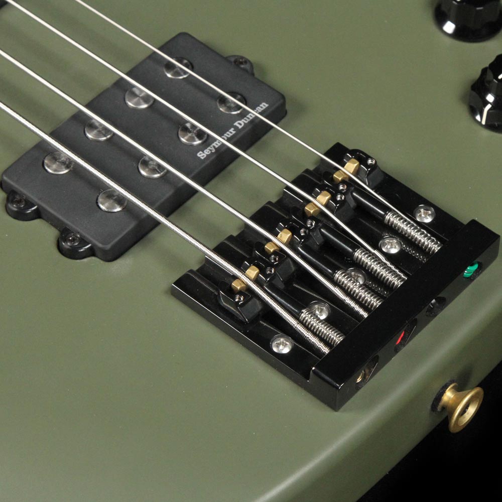Jackson Custom Shop Concert Bass Masterbuilt Mike Shannon Army Drab Green — 4