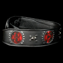 Jodi Head Voodoo Guitar Strap Red Skulls